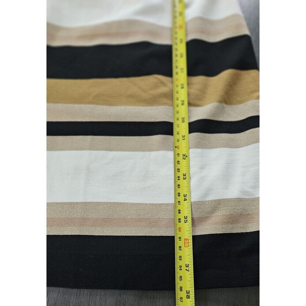 Banana Republic Stripe Bodycon Pencil Dress Classic Sleeveless Career Size 8 - Picture 6 of 11